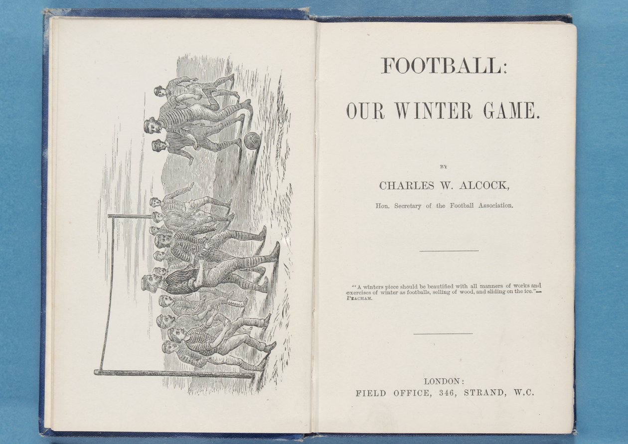 Frontispiece z Football: Our Winter Game, Charles W. Alcock, 1874 (patrz także 315142 i 315144) autorstwa English School