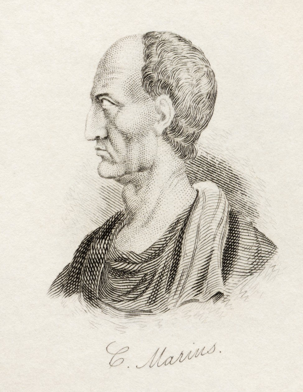 Gaius Marius, ze „Słownika historycznego Krabba”, opublikowanego w 1825 r. autorstwa English School