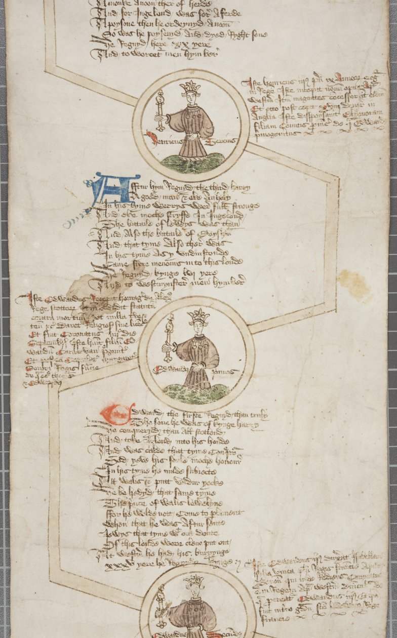 Rocznik genealogiczny królów Anglii, ok. 1440-79 autorstwa English School