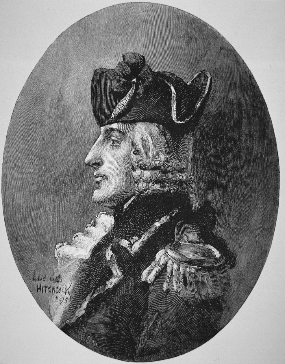 Generał Braddock (Grawerowanie) autorstwa English School