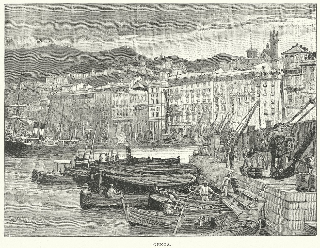 Genua (grawerunek) autorstwa English School