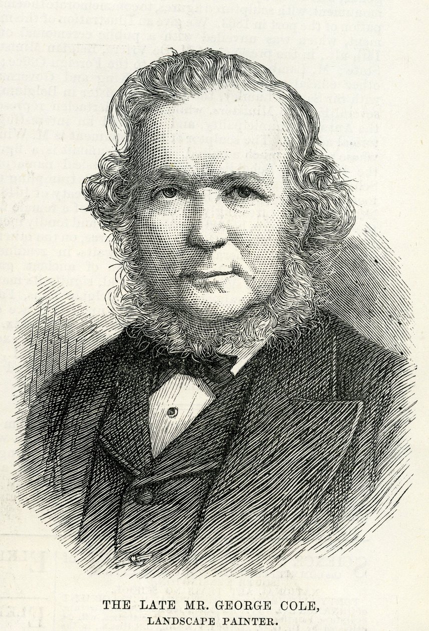 George Cole (1810–83) z The Illustrated London News 29 września 1883 r. autorstwa English School
