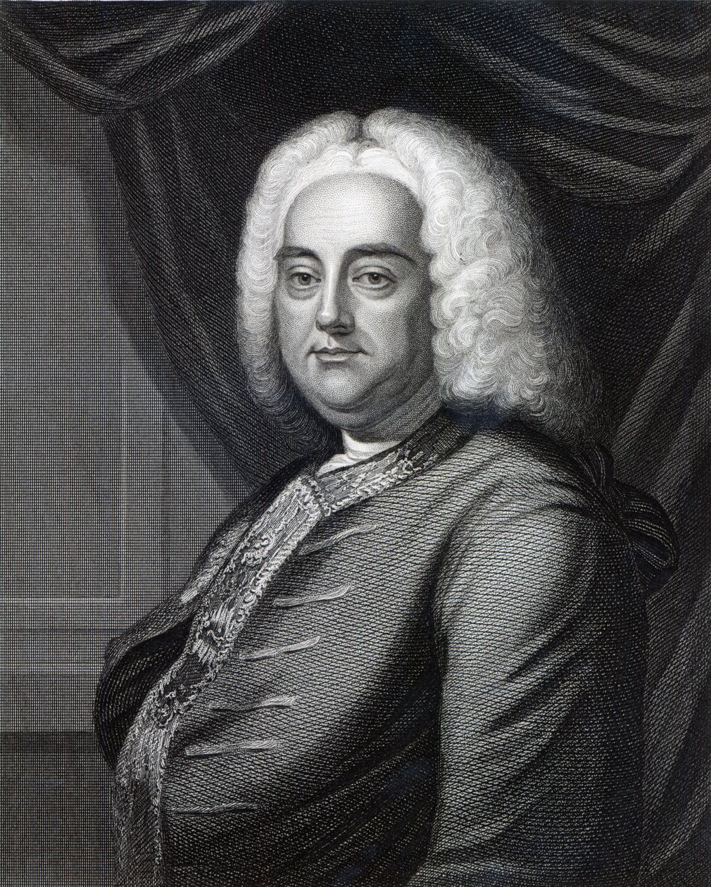 George Frideric Handel, grawerowane przez Thomsona (patrz także 377120) autorstwa English School
