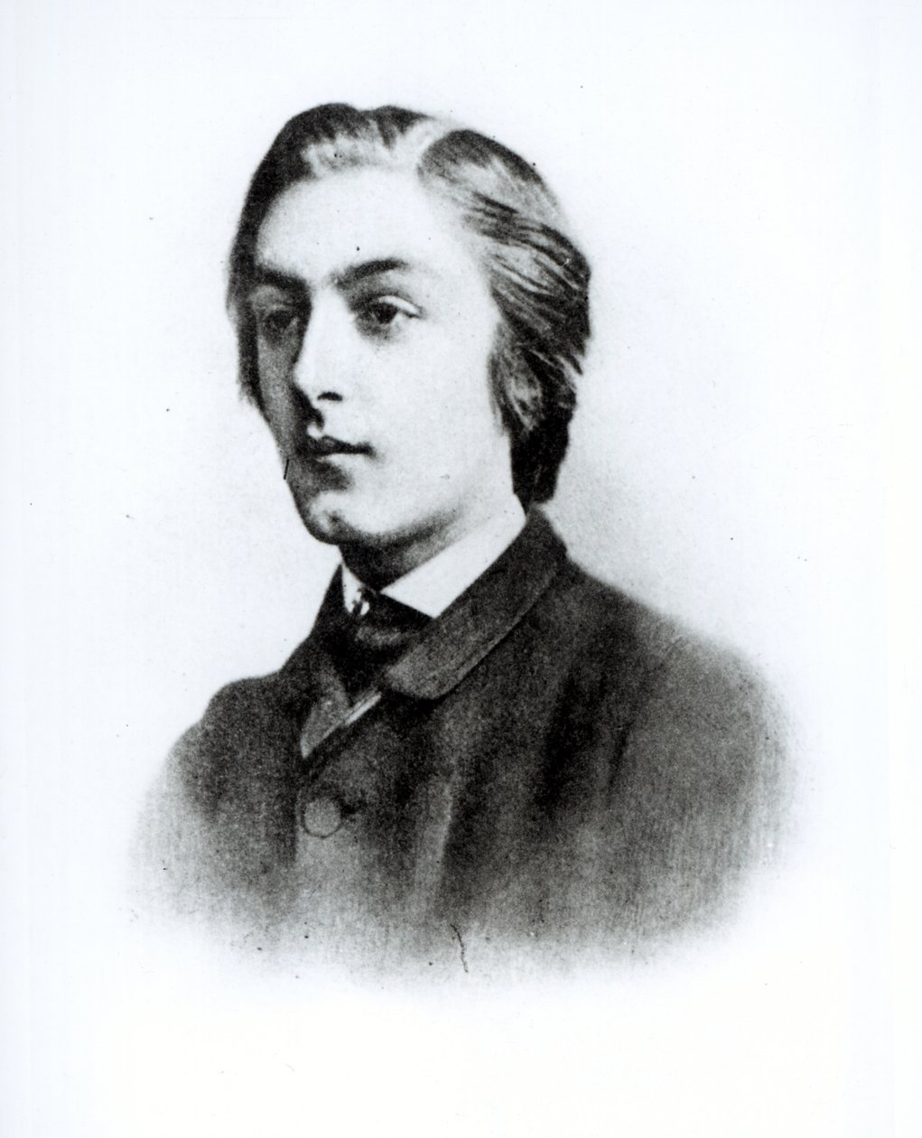 Gerard Manley Hopkins (1844-89) autorstwa English School