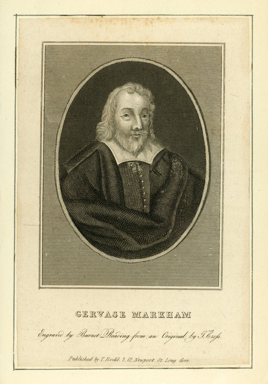 Gervase Markham (grawerunek) autorstwa English School