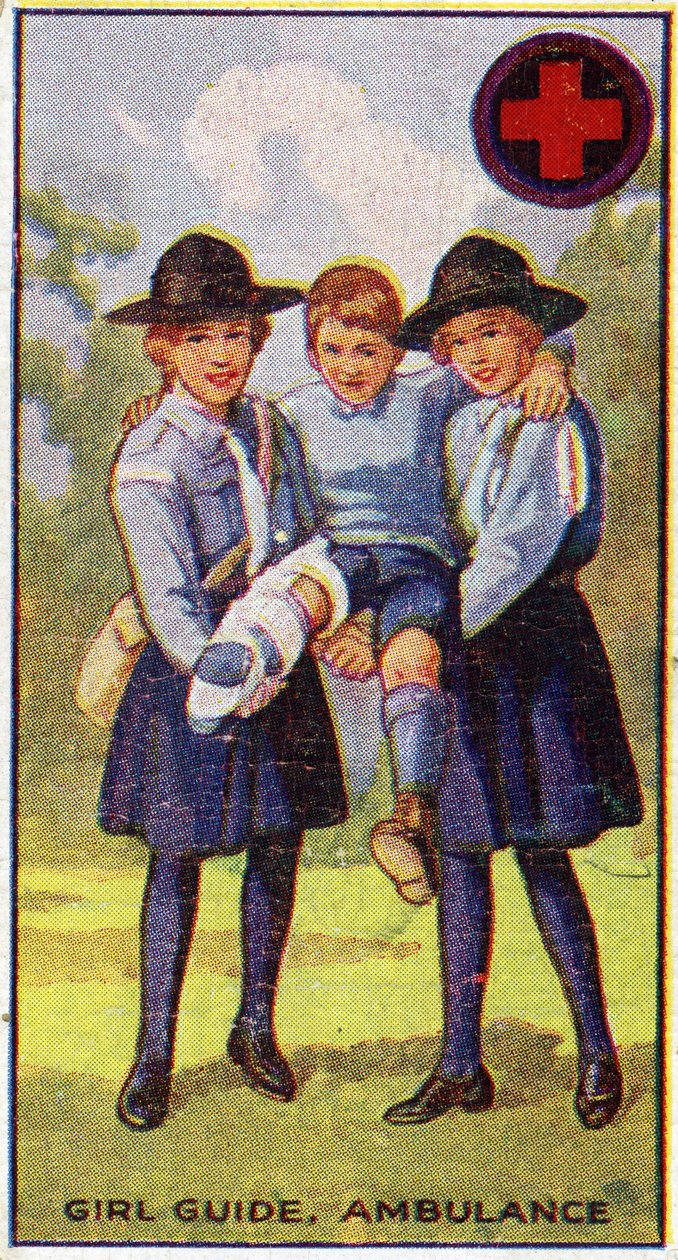Odznaka karetki dla dziewczynki, 1923 autorstwa English School