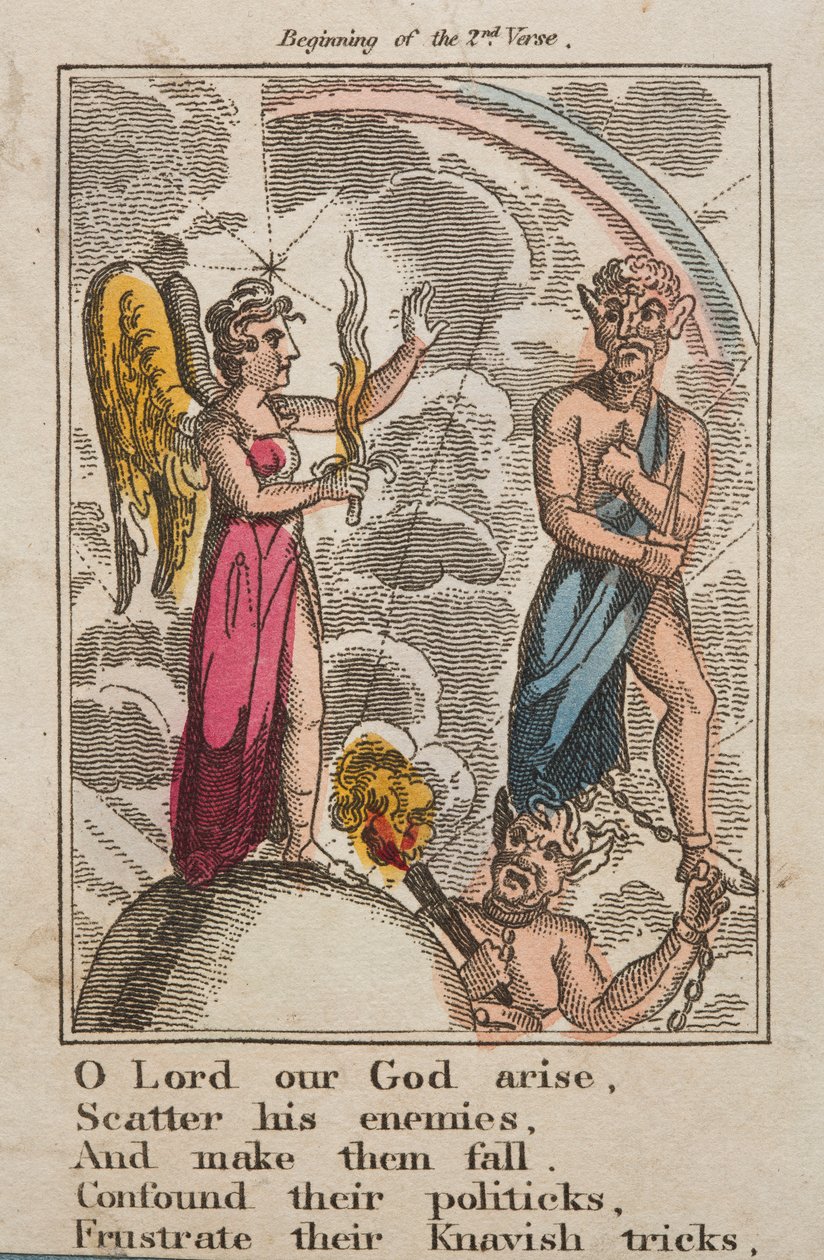 God Save the King, c.1810 (kolorowy grawerunek) autorstwa English School