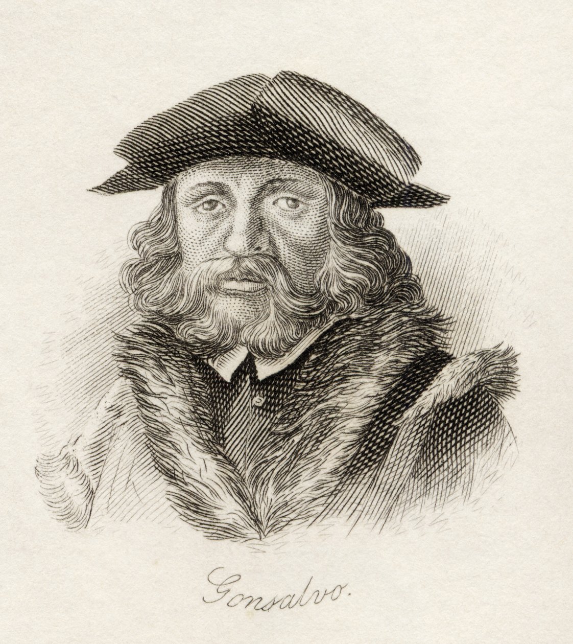 Gonzalo Fernandez de Cordoba, ze „Słownika historycznego Krabba”, opublikowanego w 1825 r. autorstwa English School