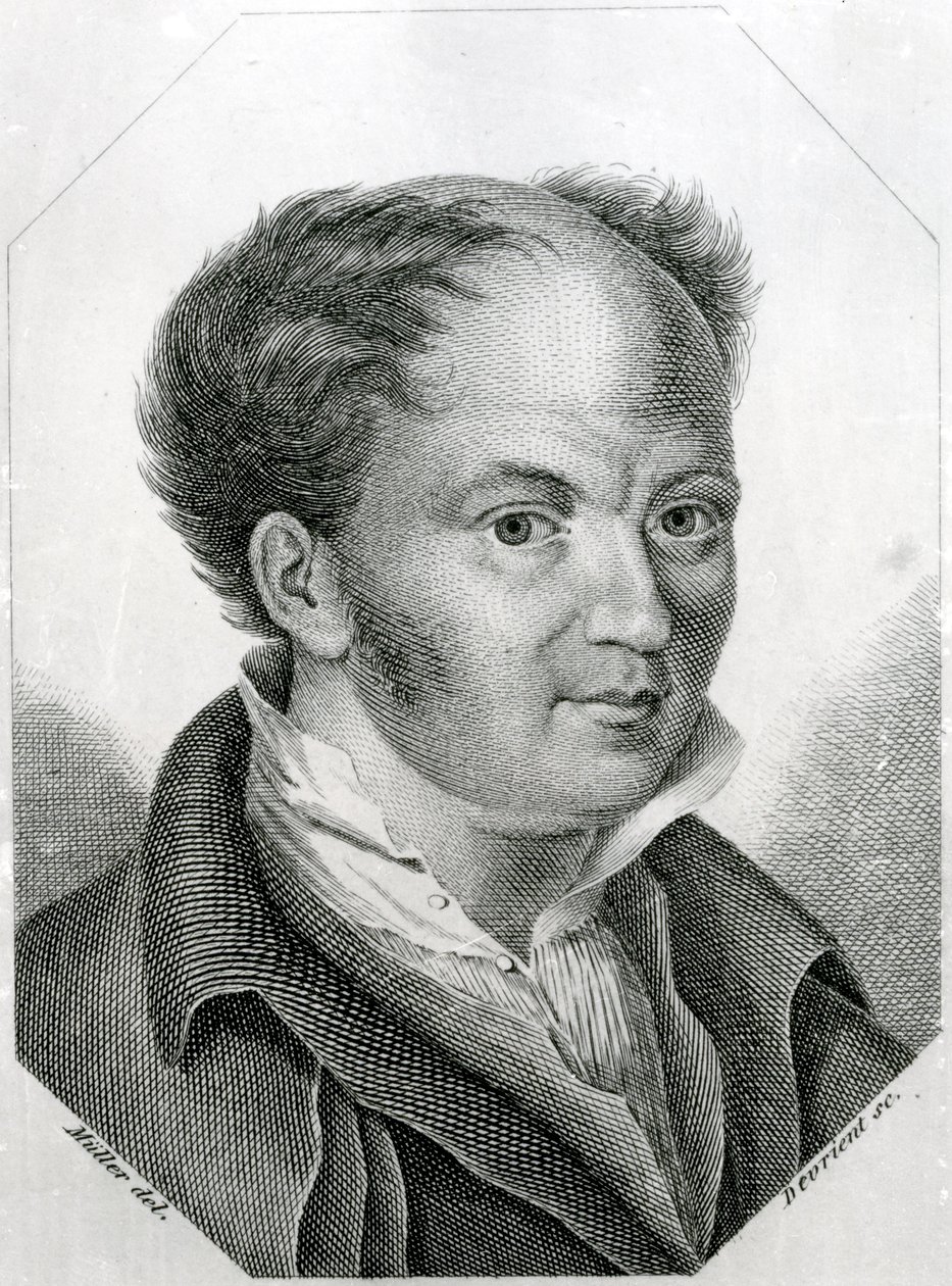 Gottfried Weber (1779-1839) (grafika) autorstwa English School