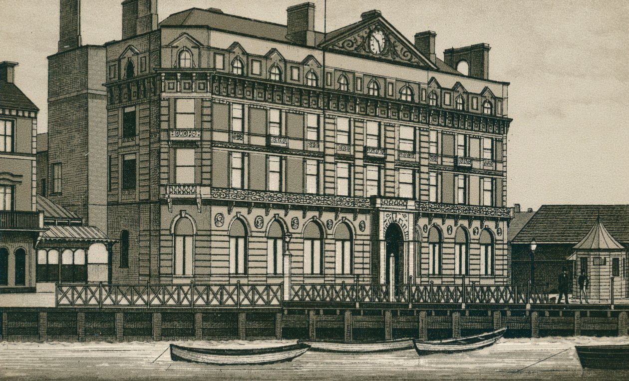 Great Eastern Hotel, Harwich (litografia) autorstwa English School