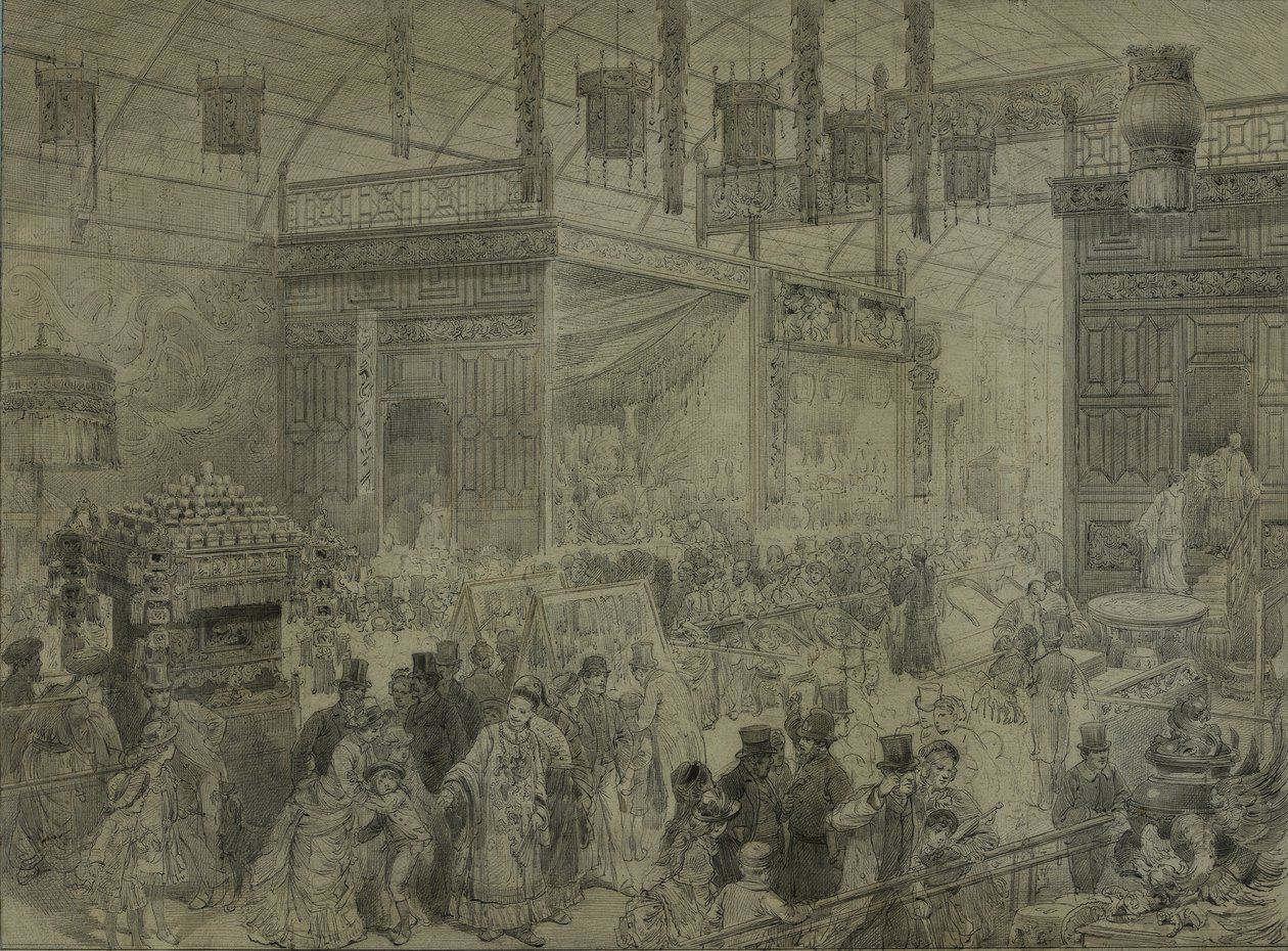 Wielka Wystawa, Sekcja Chińska, 1851 autorstwa English School