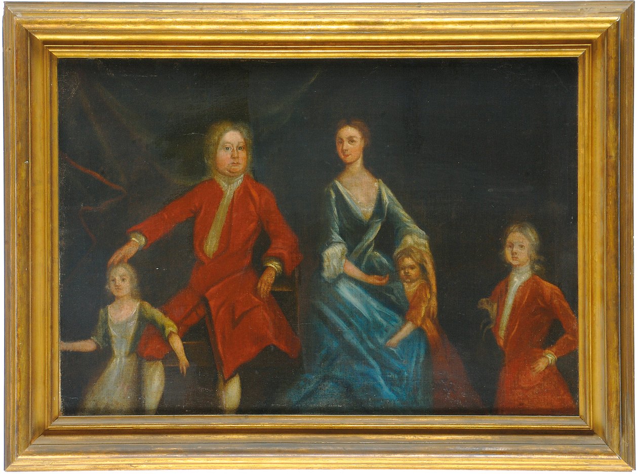 Portret grupowy rodziny Arundell z Wardour autorstwa English School