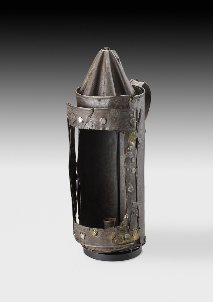 Guy Fawkes Lantern, z kolekcji Tradescant, ok. 1605 (blacha) autorstwa English School