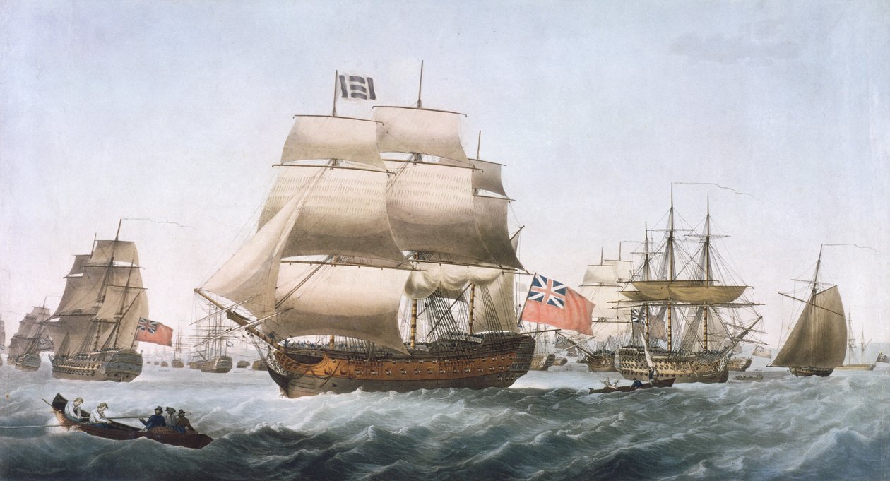 Zwycięstwo HMS autorstwa English School
