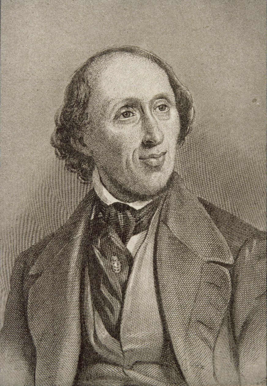 Hans Christian Andersen (1805-75) autorstwa English School
