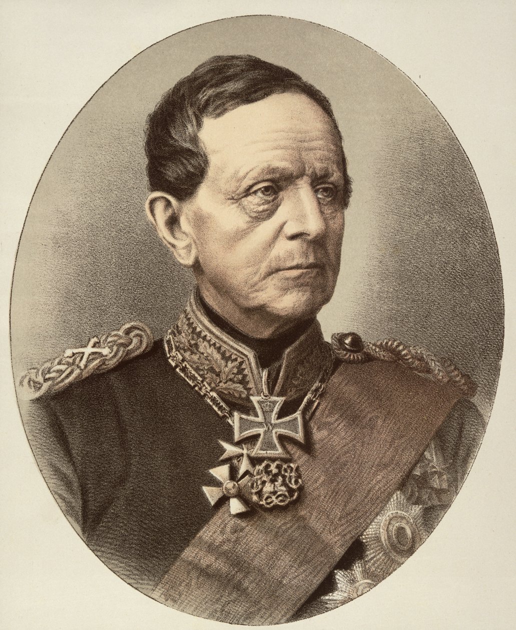 Helmuth Karl Bernhard von Moltke (1800-91) autorstwa English School