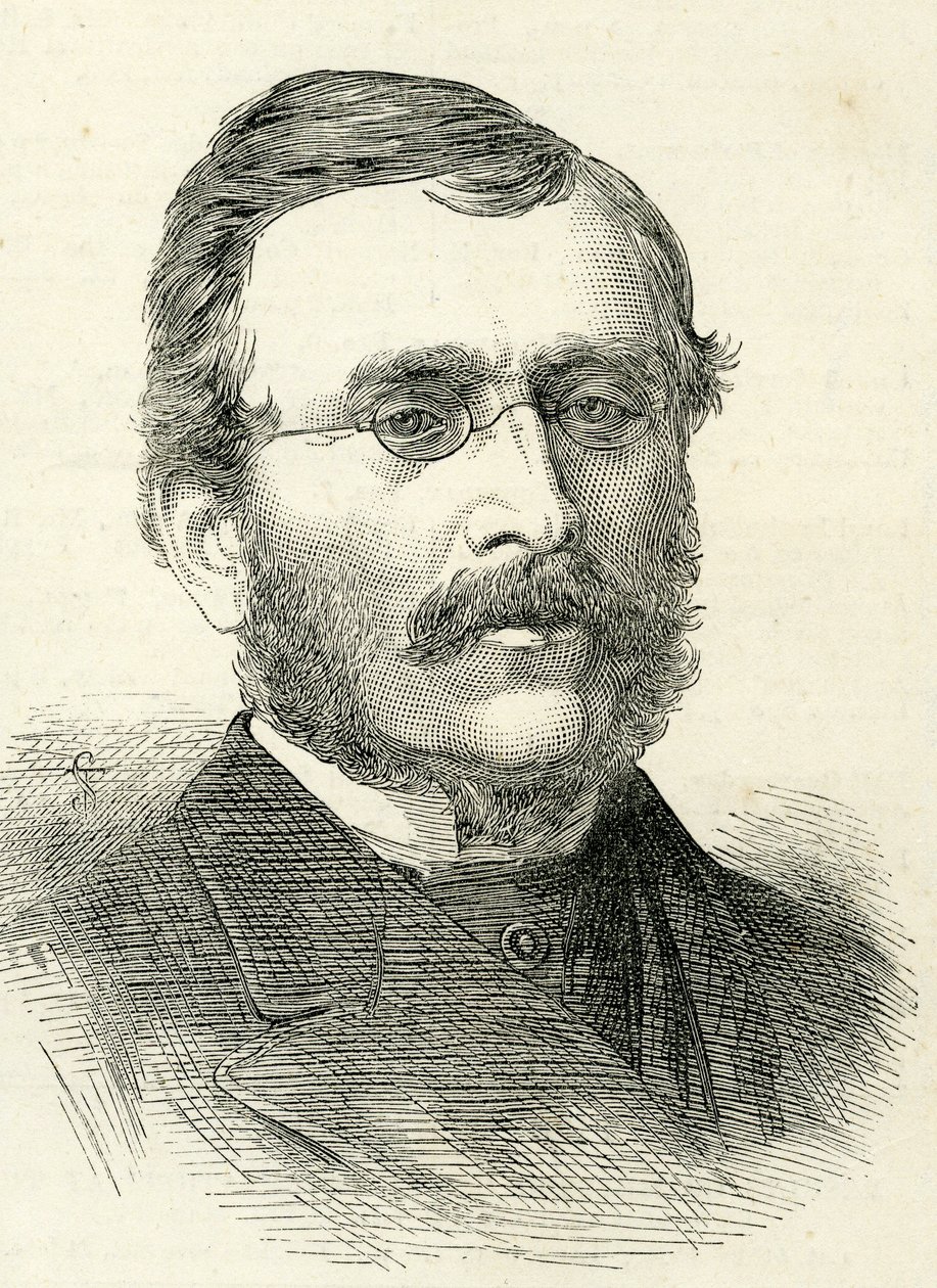 Henry Brittan Willis (1810-84) z The Illustrated London News luty 1884 autorstwa English School