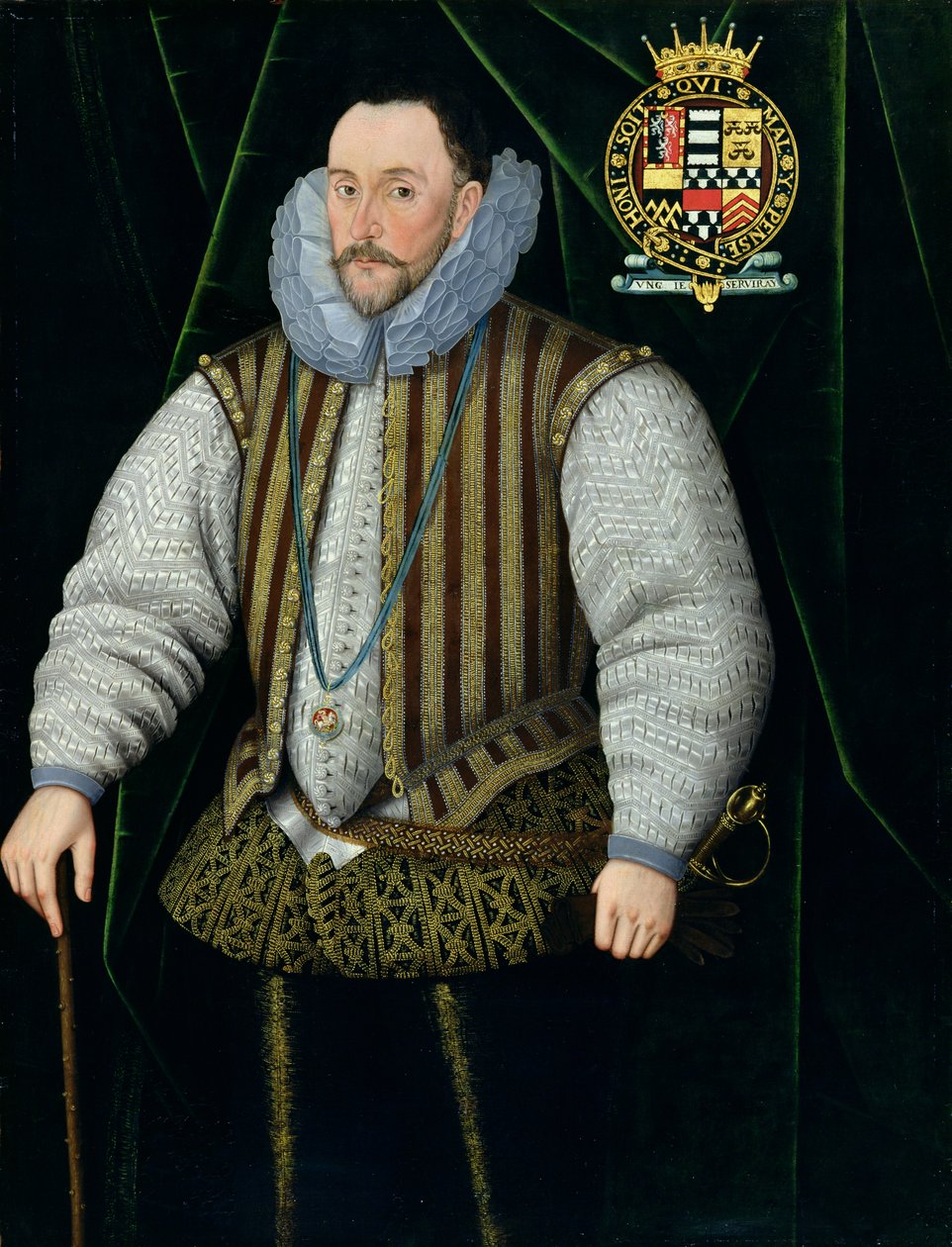 Henry Herbert (ok. 1531-1604), 2. hrabia Pembroke, ok. 1590 (olej na płótnie) autorstwa English School