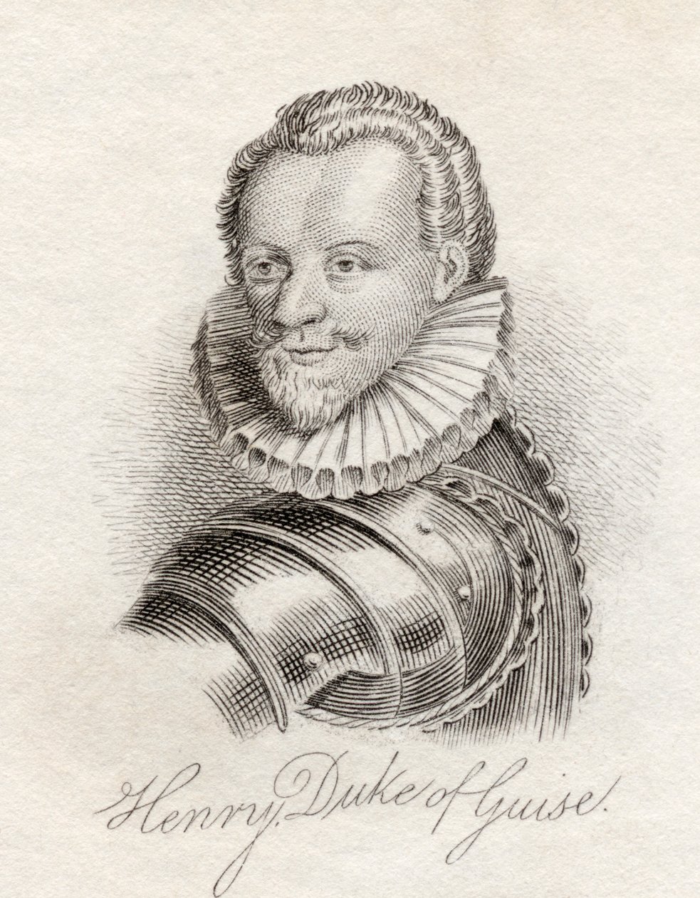 Henryk I, książę Joinville, ze „Słownika historycznego Krabba”, opublikowanego w 1825 r. autorstwa English School