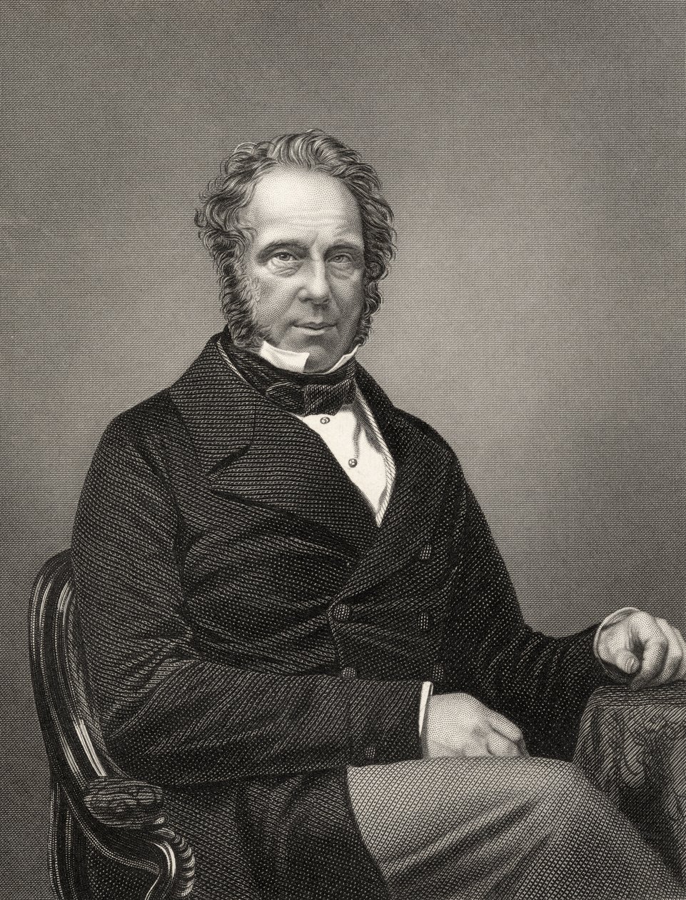 Henry John Temple Palmerston z Palmerston, z „Historii indyjskiego buntu” opublikowanej w 1858 r. (rycina) autorstwa English School