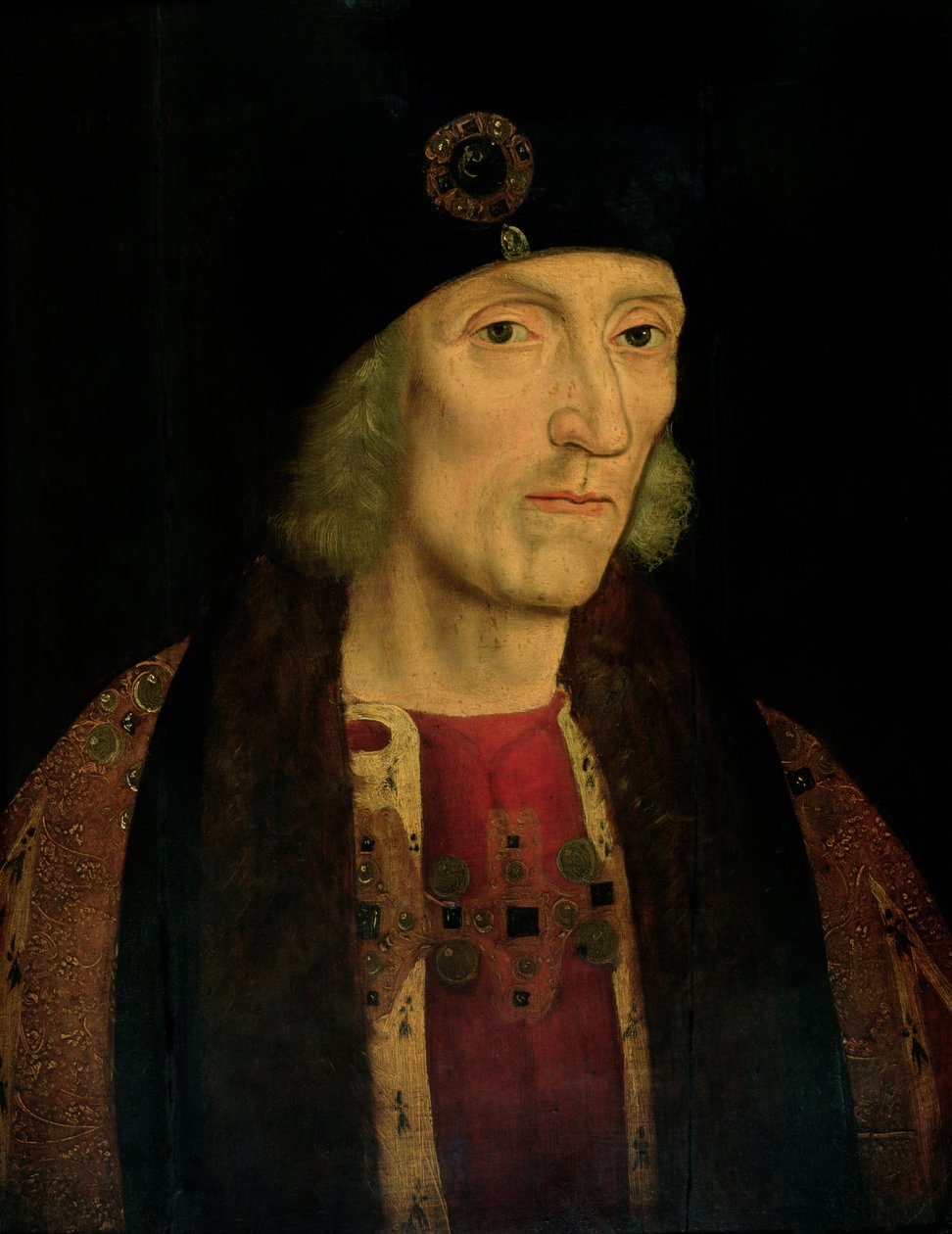 Henryk VII (1457-1509) (olej na panelu) autorstwa English School