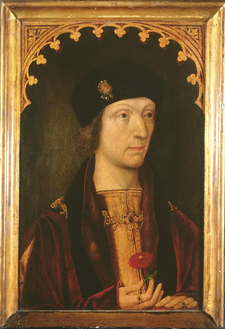 Henryk VII (olej na panelu) autorstwa English School