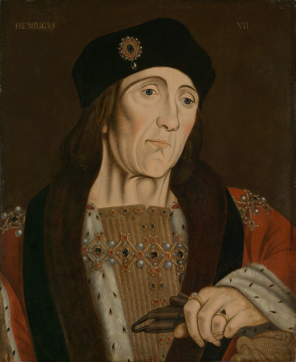 Henryk VII, ok. 1505 (olej na panelu) autorstwa English School