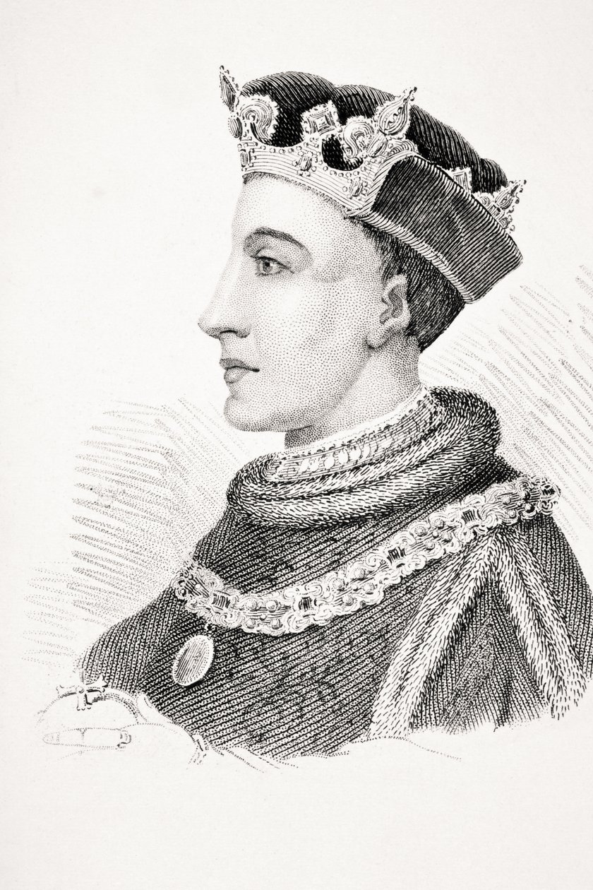 Henryk V angielski, ilustracja z 