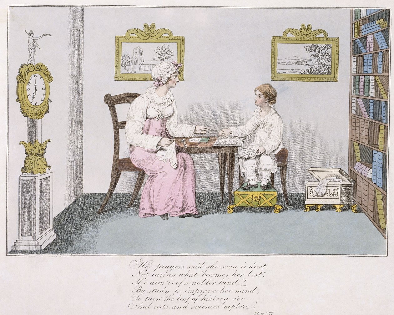Jej modlitwy, 1817 autorstwa English School