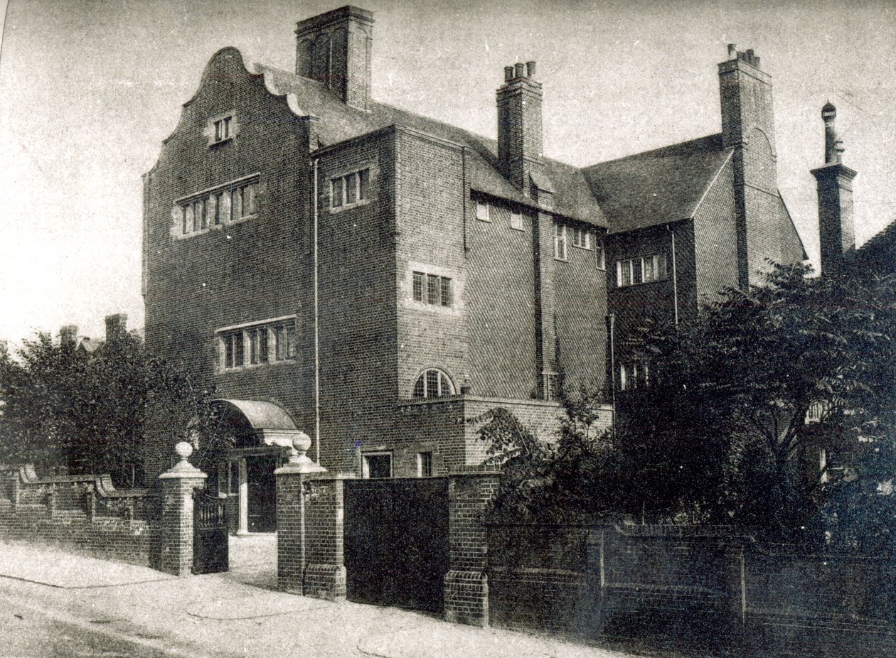 Dom dla Edwina Longa (1829-91), z „Architekta”, 7.03.1890 autorstwa English School