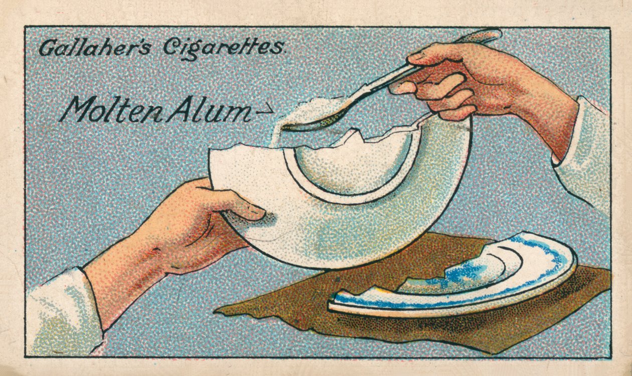 Jak naprawić potłuczoną porcelanę (chromolitho) autorstwa English School