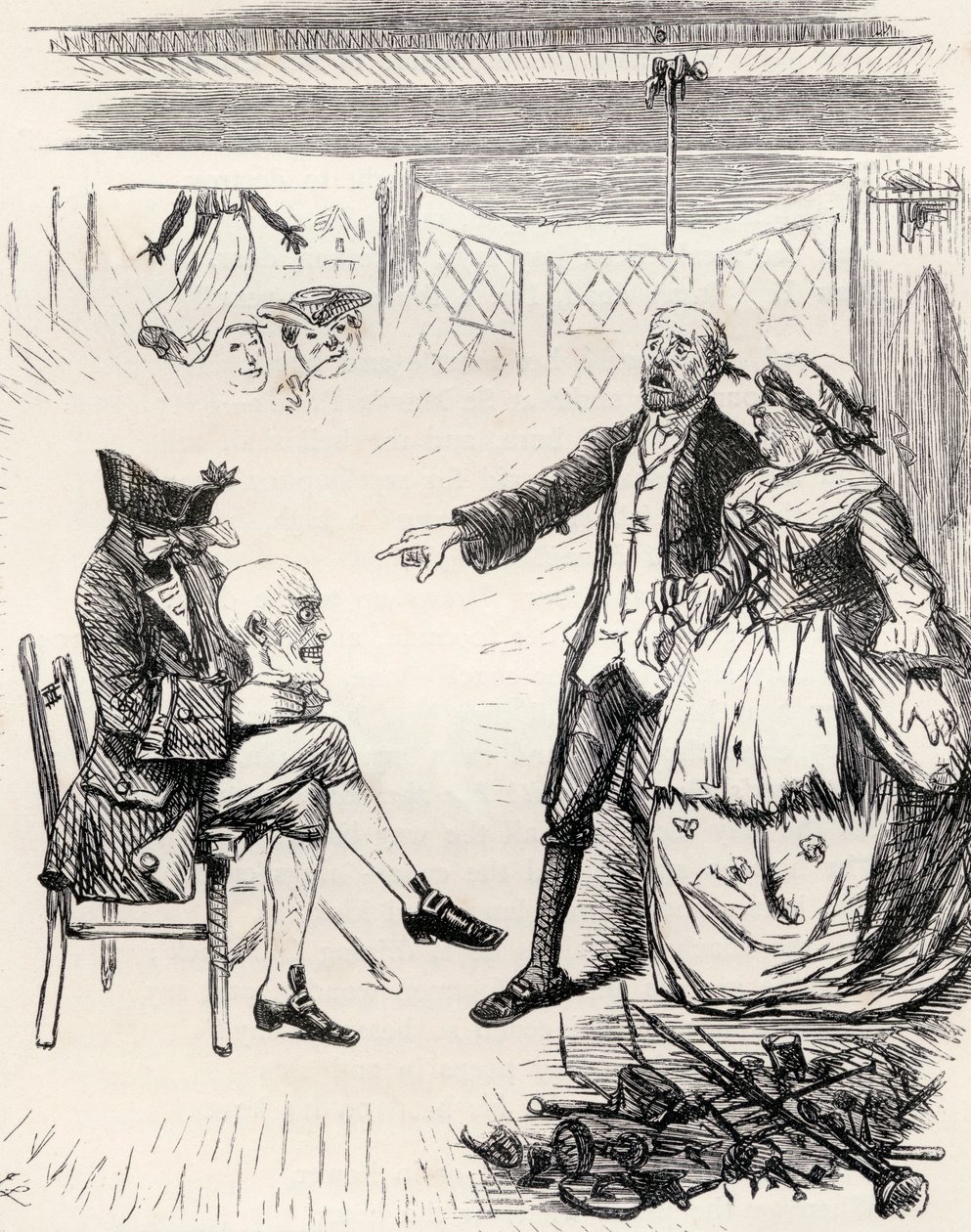 Ilustracja wg J. Leecha do wiersza 