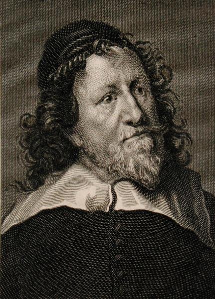 Inigo Jones (1573-1652) (grawerowanie) autorstwa English School