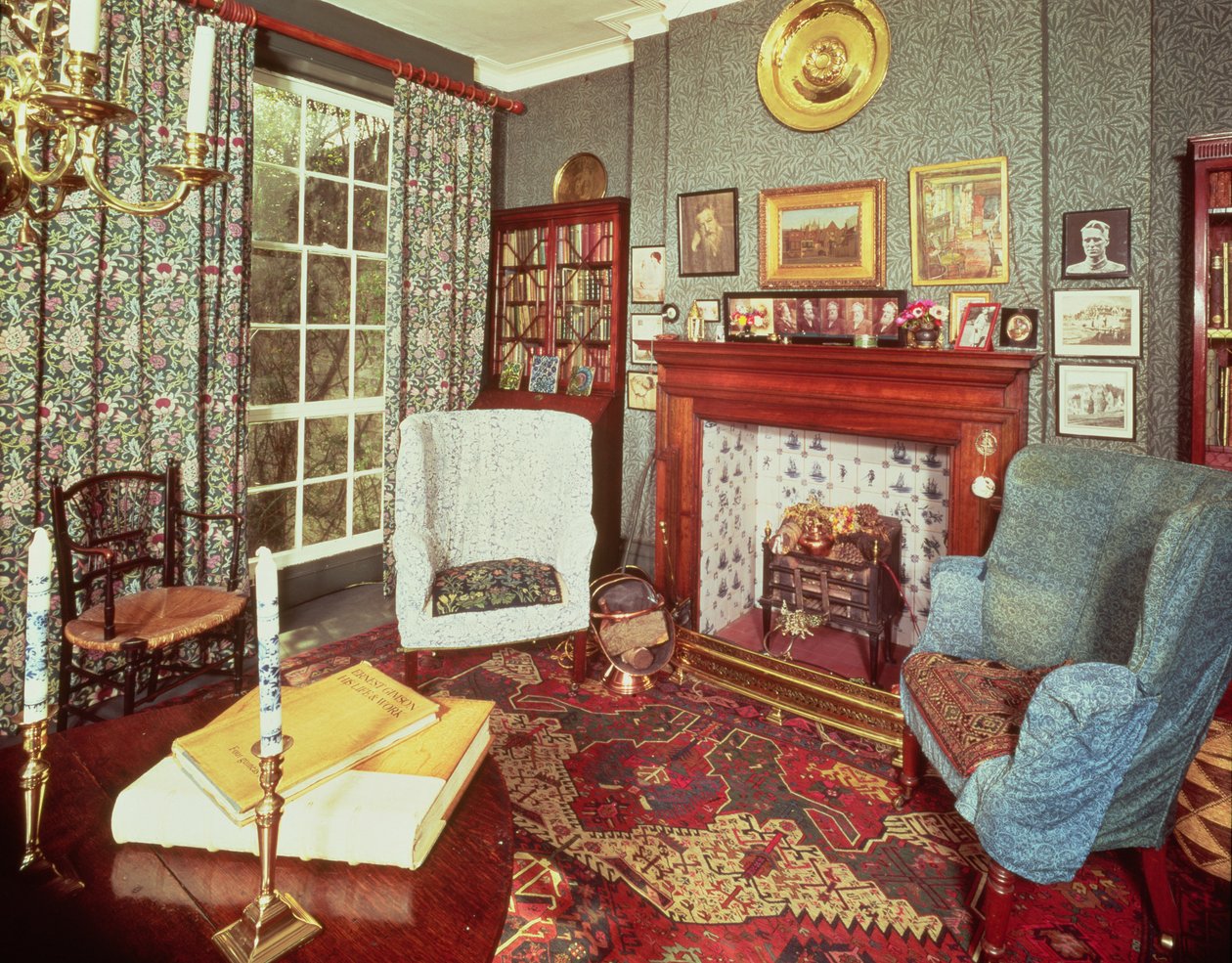 Wnętrze 8 Hammersmith Terrace, zbudowane ok. 1735 r. autorstwa English School