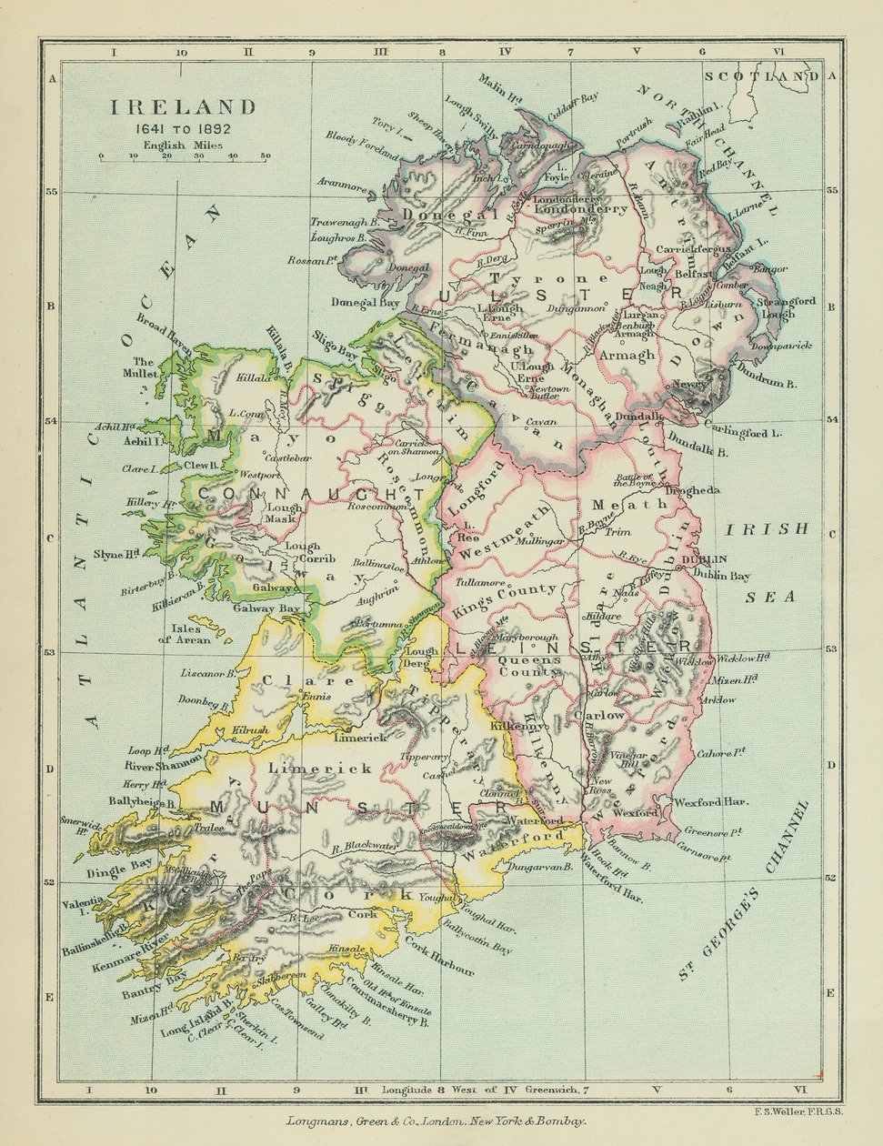 Irlandia (druk kolorowy) autorstwa English School