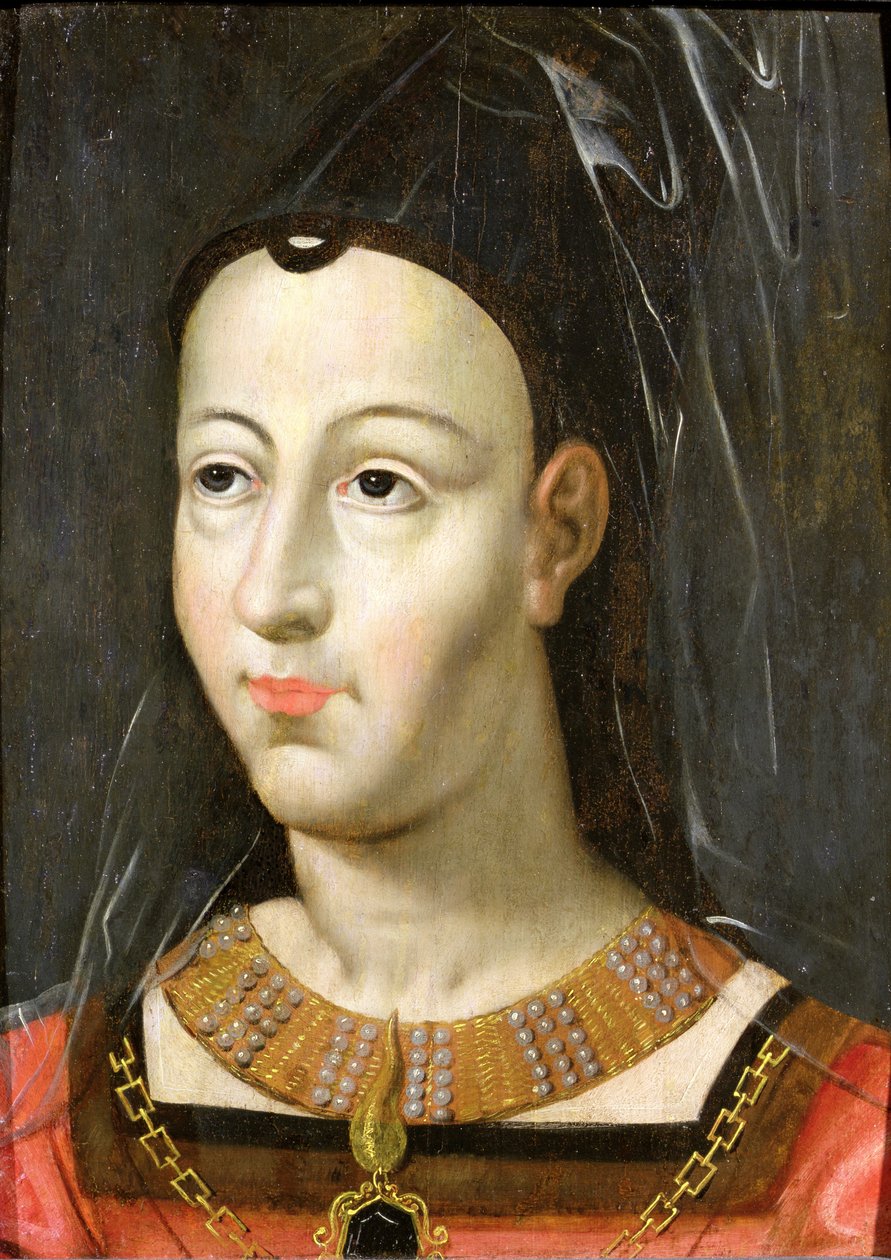 Isabella de Bourbon (z inskrypcją „Margaret of York”) ok. 1581-1613 (olej na desce) autorstwa English School