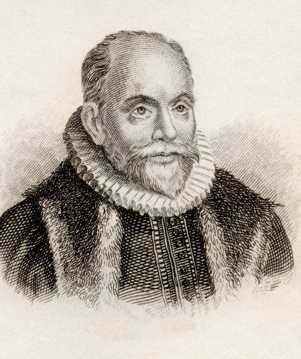 Jacobus Arminius, ze „Słownika historycznego krabów”, opublikowanego w 1825 r. autorstwa English School