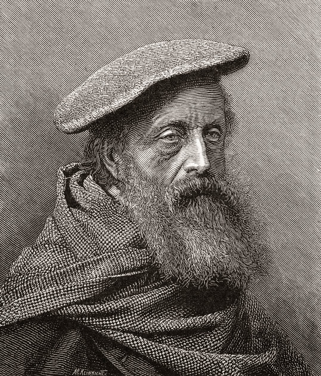 James Clarke Hook, z The Magazine of Art, opublikowany w 1878 r. autorstwa English School