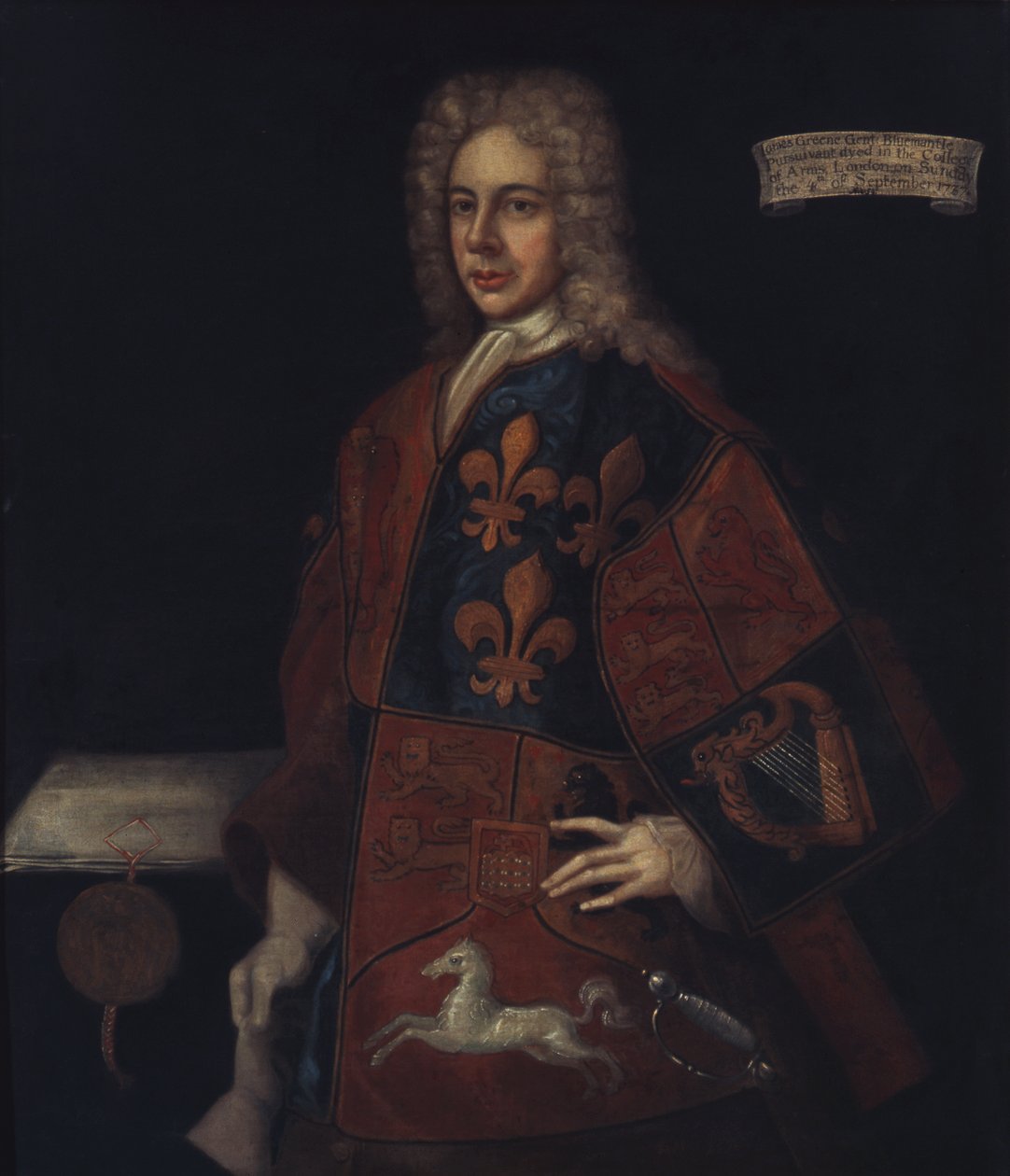 James Green, Bluemantle Pursuivant autorstwa English School