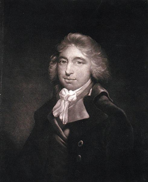Jan Ladislav Dussek (1760-1812) 1793 (mezzotinta) autorstwa English School