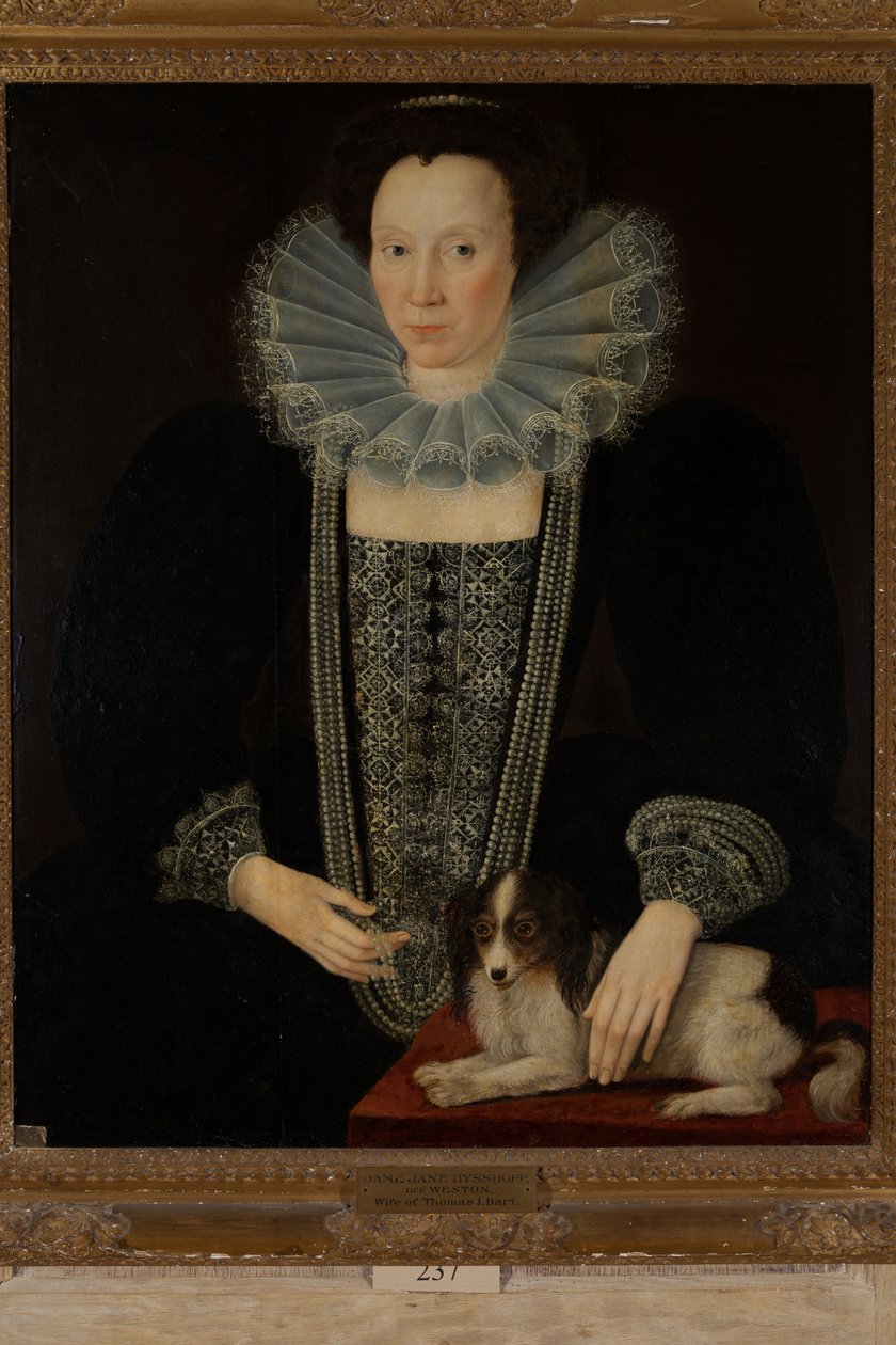 Jane Weston, druga żona Sir Thomasa Bisshoppa autorstwa English School