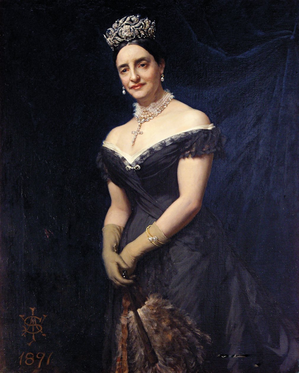 Janetta, księżna Rutland, 1891 autorstwa English School