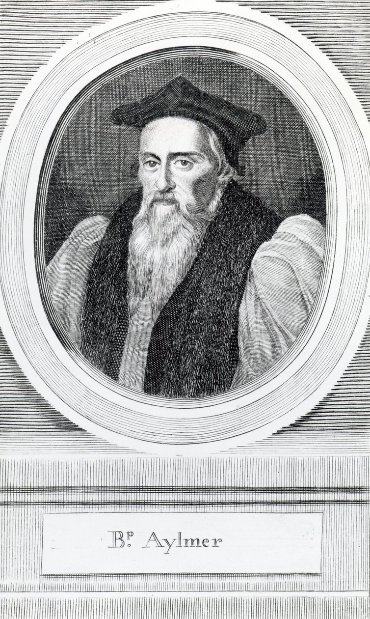 John Aylmer, Lord Biskup Londynu (1521-94) autorstwa English School