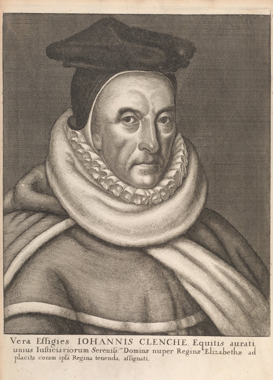 John Clenche, z Historycznych pomników praw angielskich Williama Dugdale