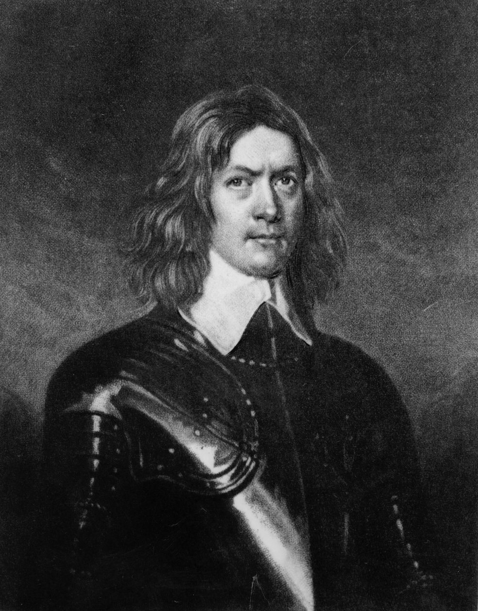 John Hampden (1594-1643), ilustracja z „Portrety postaci wybitnych w historii Wielkiej Brytanii”, (mezzotinta) autorstwa English School