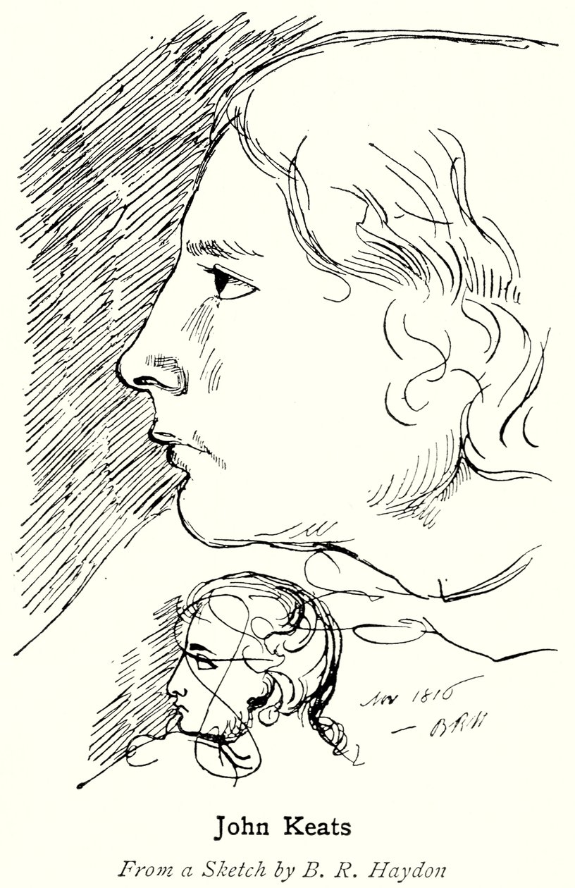 John Keats (rycina) autorstwa English School