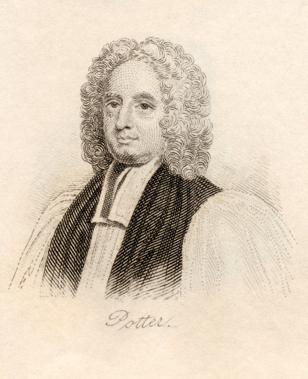 John Potter, ze „Słownika historycznego Krabba”, opublikowanego w 1825 r. autorstwa English School