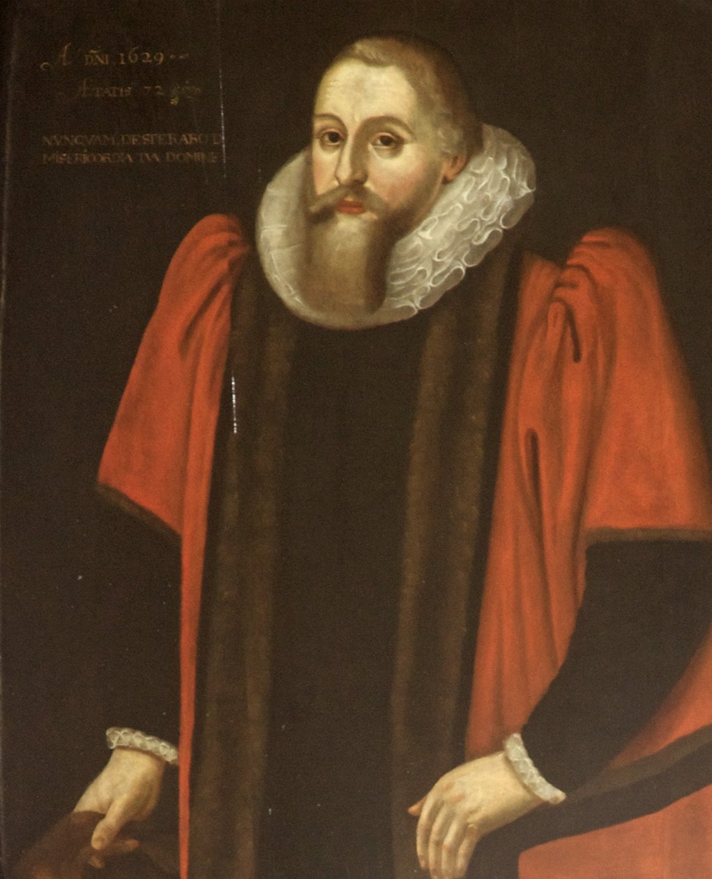 John Whitson, założyciel Szkoły Czerwonych Dziewic (olej na płótnie) autorstwa English School