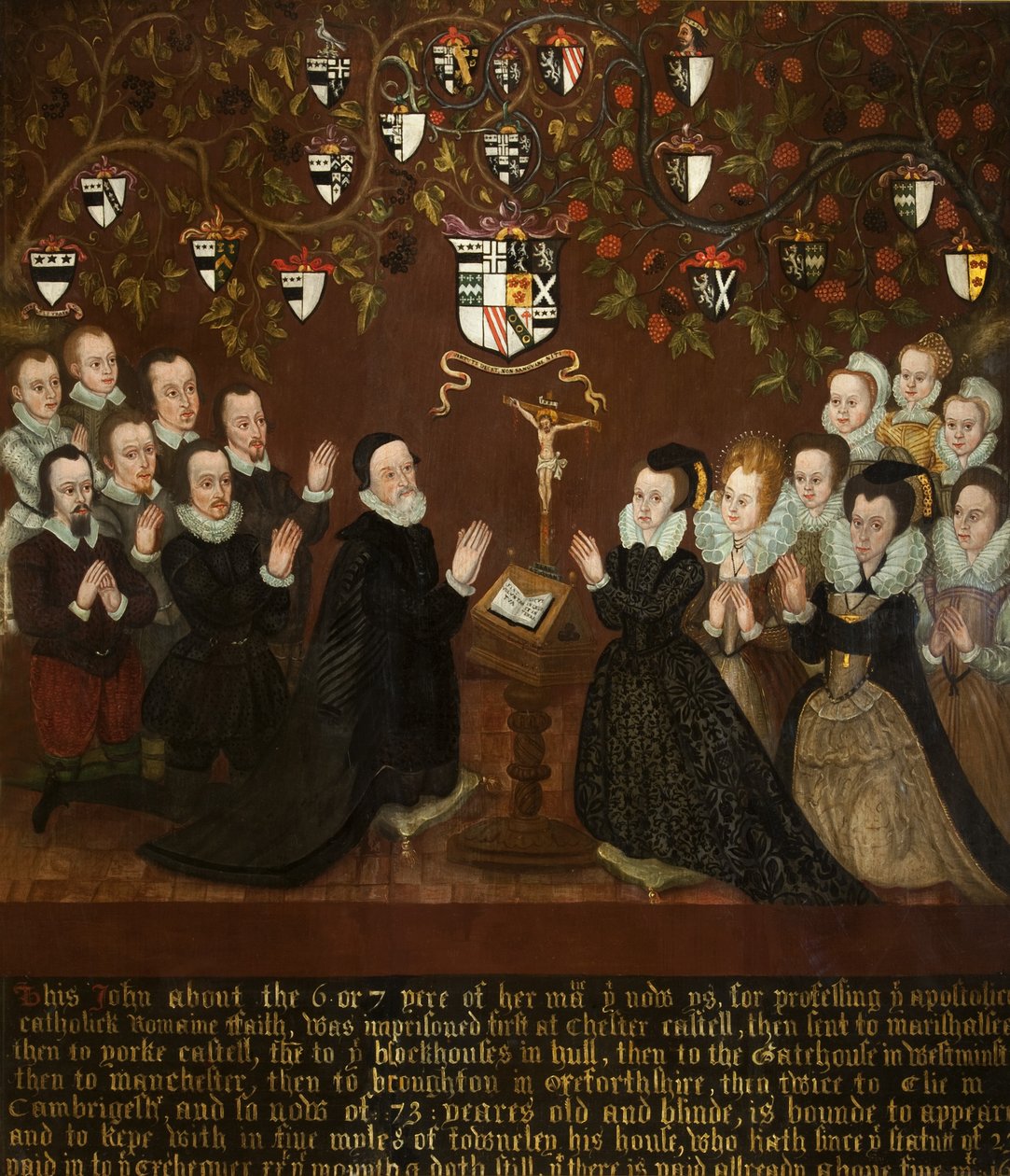John i Mary Towneley i rodzina, 1601 autorstwa English School