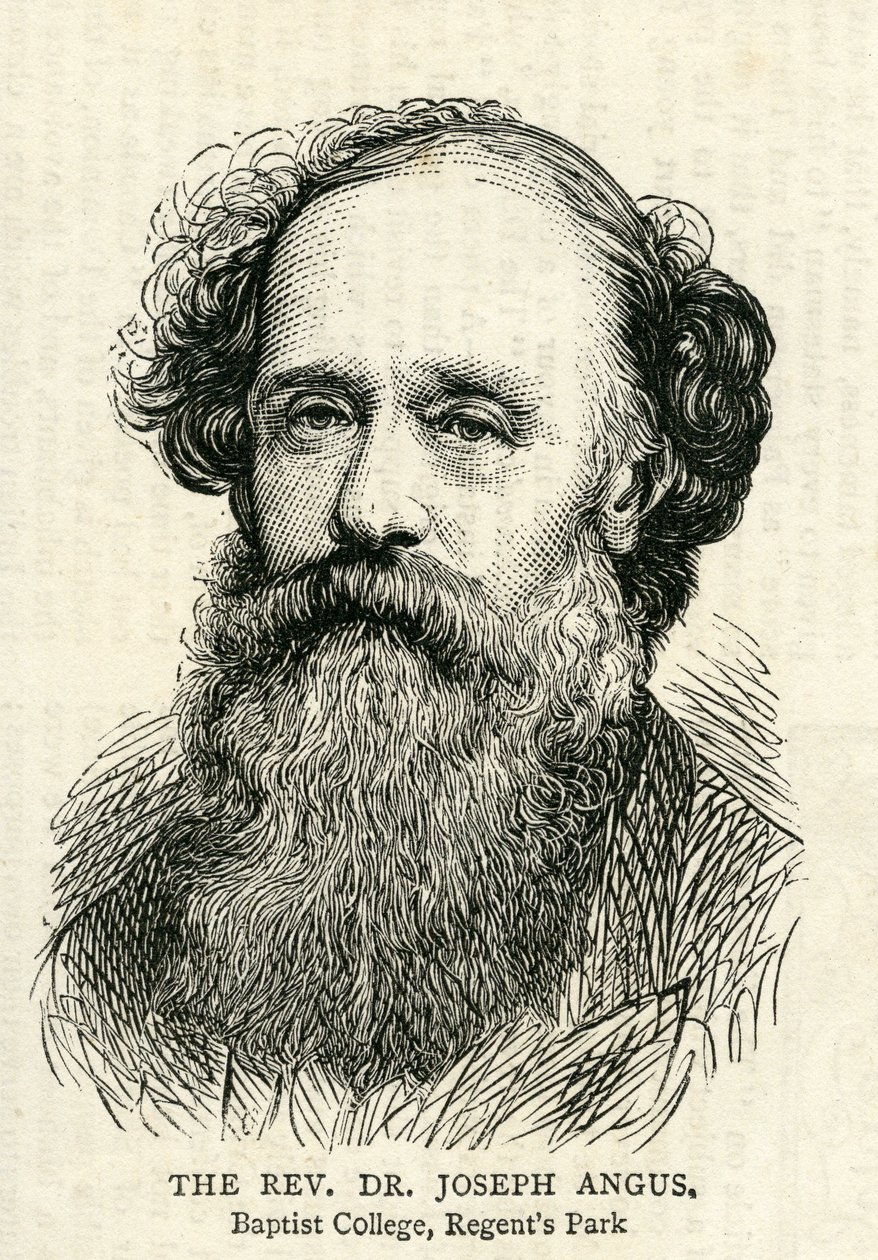 Joseph Angus (1816-1902) ilustracja z Grafiki 10 lipca 1875 r. autorstwa English School